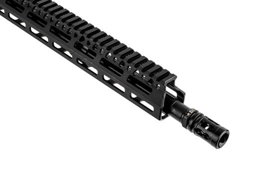BCM RECCE-16 5.56 NATO complete rifle with 16in barrel is threaded 1/2x28 with a MOD 0 compensator